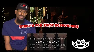 Five Finger Dead Punch - Blue On Black ft Kenny W. Shepherd, Brantley Gilbert & Brian May | REACTION