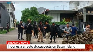 Fighting Daesh: Indonesia arrests six suspected Daesh members on Batam island, Jack Hewson reports