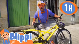 Блиппи исследует город на велосипеде | Изучай этот мир вместе с Блиппи | Обучающие видео для детей