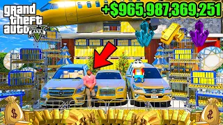 Franklin & Shinchan LUCKY BILLIONAIRE BUY CAR FOR Showroom In GTA5