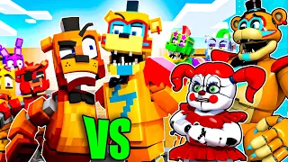 Security Breach is under ATTACK!? REACT with Glamrock Freddy and Circus Baby