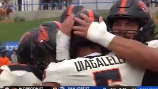 #18 Oregon State vs San Jose State Football Game Highlights Week 1 |2023 College Football Highlights