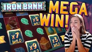 INSANE MEGA BIG WIN on Iron Bank!