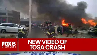 Wauwatosa police release video from deadly, fiery crash | FOX6 News Milwaukee