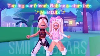 Turning Our Friends Roblox Avatars Into 💖Memojis!!💖 || Roblox 2021 || Miley and Riley