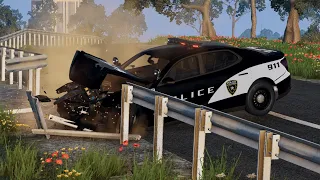 Epic Police Chase Crash & Fail Compilation #49 - BeamNG Drive