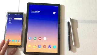 Unboxing of the Samsung Tab S4 and Quick set up