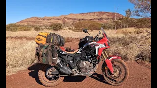 Part-8 Motorcycle trip,Pilbara,Meentheena to Tom Price, Karijini,Millstream Gibb River, Africa Twin