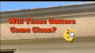 Will La’s Totally Awesome work on These Gutters? Gutter whitening How-to