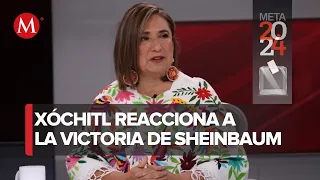 Xóchitl Gálvez lanza mensaje tras darse a conocer que Sheinbaum ganó la encuesta de Morena