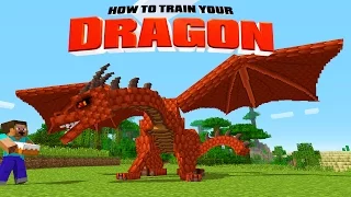 Minecraft - HOW TO TRAIN YOUR DRAGON - Volcano Dragons ! [19]