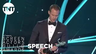 Alexander Skarsgard: Acceptance Speech | 24th Annual SAG Awards | TNT