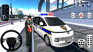 3D Driving Class #26 : Real City Driving - New Police Van Driver - Android GamePlay