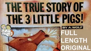 THE TRUE STORY OF THE 3 LITTLE PIGS - Children's Books Read Along Aloud | As told to Jon Scieszka