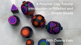 A Polymer Clay Basics Tutorial: Polymer Clay for Beginners - A Simple Caned Bead