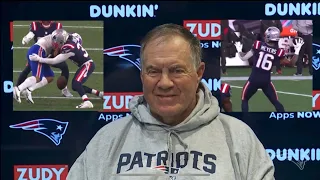 Bill Belichick is asked about Tackling, Wide Receiver Passes, Yards after Catch, & Practice Squads