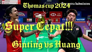Anthony Sinisuka Ginting (INA) vs Harry Huang (ENG) THOMAS CUP 2024