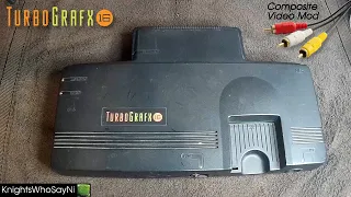 Turbo Grafx 16 - Cleaning and Composite Mod