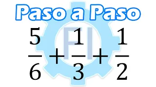 Suma de 3 Fracciones con Distinto Denominador Usando Mínimo Común Múltiplo - Salvador FI