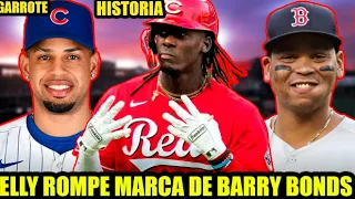 ELLY DE LA CRUZ ROMPE RECORD DE BARRY BONDS, RAFAEL DEBERS MARCA HISTORICA,CHRistopher morel EXPLOTA