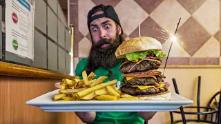 JOHNNY'S HUNGRY MAN CHALLENGE | CANADA PT.8 | BeardMeatsFood