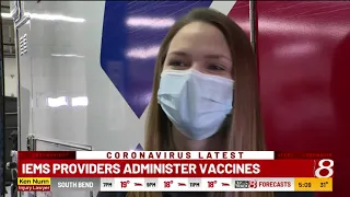 Indianapolis EMS helps to administer COVID vaccinations