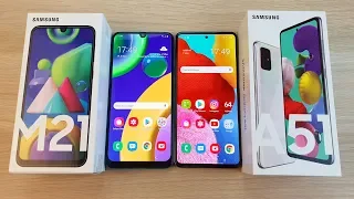 SAMSUNG GALAXY M21 VS SAMSUNG GALAXY A51 - ЧТО ЛУЧШЕ? ПОЛНОЕ СРАВНЕНИЕ