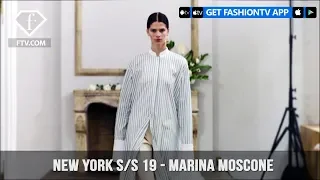 New York Fashion Week Spring/Summer 2019 - Marina Moscone | FashionTV | FTV