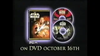 Star Wars The Phantom Menace DVD 2000s Commercial (2001)