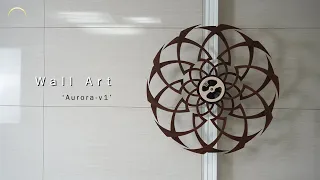 Making Illusive Kinetic Wall Art for Home DECOR. Craft Idea with 3D Printer (Aurora_v1, Kinetic Art)