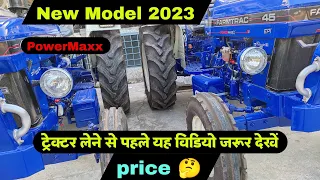 Farmtrac 45 PowerMaxx New 2023 Model price, specification & Review