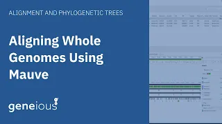 How to Align Whole Genomes Using Mauve in Geneious Prime