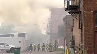 Fire destroys historic building in downtown Hibbing