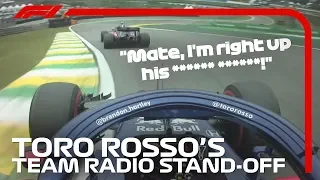 Toro Rosso's Team Radio Stand Off | 2018 Brazilian Grand Prix