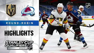 NHL Highlights | Golden Knights @ Avalanche, Round Robin - Aug. 8, 2020