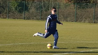 Craig Gardner takes on the Blindfolded Crossbar Challenge in support of The Albion Foundation