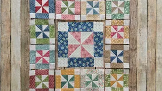Sew Your Stash Series - #4 Home Town Block 5" Quilt Block - (10" bonus block too!!)