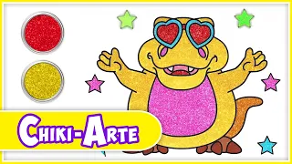 Chiki-Arte Aprende a Dibujar | Especial de dinosaurios - Dibujos infantiles