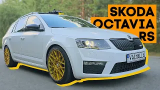 Прокачана SKODA OCTAVIA RS на ЗОЛОТИХ дисках!