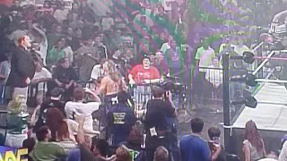 The Undertaker Throws a referee at Shawn Michael's