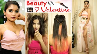 Beauty vs Valentine | Makeup & Fashion Hacks | Anaysa