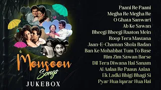 Bheegi Bheegi Raaton Me & More... Top Bollywood Monsoon Songs | Old Hindi Romantic Songs | Jukebox