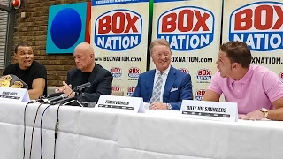 Eubank Jr and Saunders argue REMATCH at Press Conference (p3)