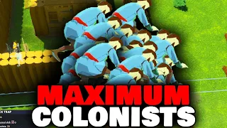 MAX Starting COLONISTS vs. Going Medieval