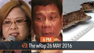 Duterte vs De Lima, Left nominees, MH370 | 6PM wRap
