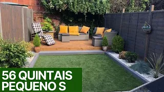 56 IDEIAS E MODELOS DE QUINTAL PEQUENO PARA SUA INSPIRAÇÃO NÃO PERCA