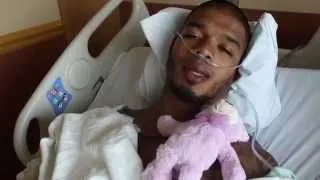 Tyrone Spong message from the hospital