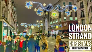 London Christmas Lights 2021 | West End Christmas Market | London Walk 2021[4K HDR]