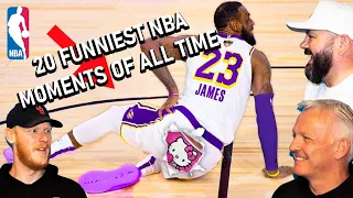 20 FUNNIEST NBA MOMENTS OF ALL TIME REACTION!! | OFFICE BLOKES REACT!!