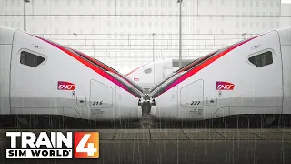 Train Sim World 4 - Passenger Mode | TGV Duplex 200 CM & Heavy Rain